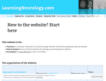 Tablet Screenshot of learningneurology.com